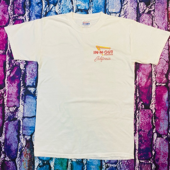 Vintage 2002 In N Out Burger California shirt size Small - Picture 3 of 7